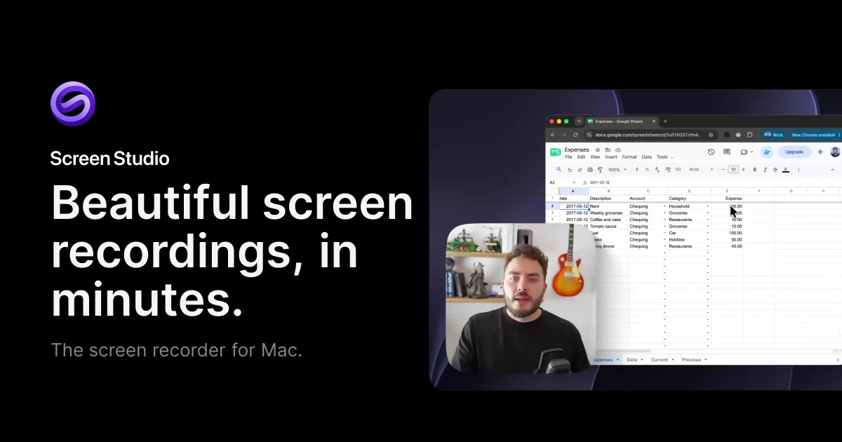 Screen Studio screenshot